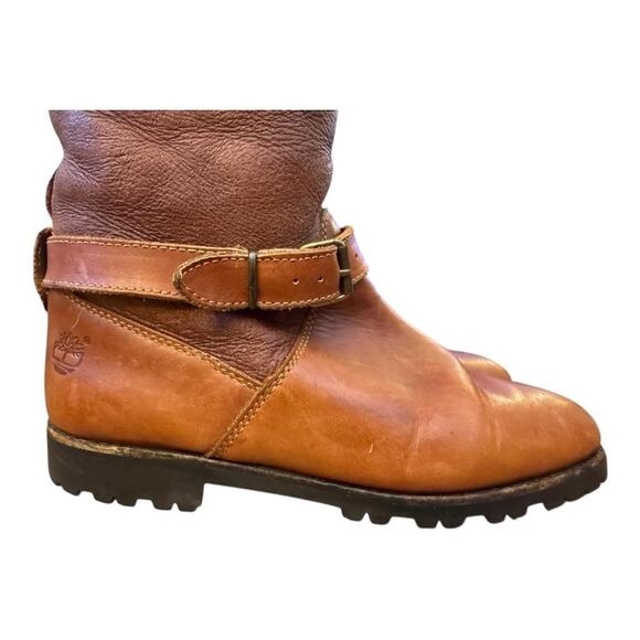 Vintage Timberland Campus Shearling Sheepskin Apres Ski Boot Women size 8 - Picture 3 of 11